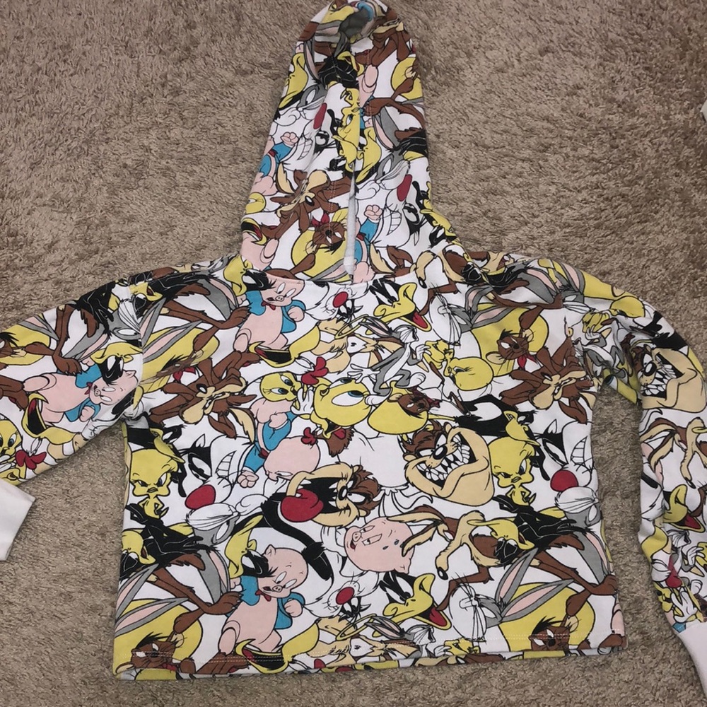 Girls Cropped Hoodie